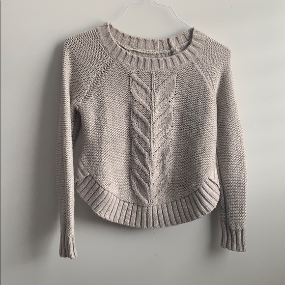 aerie Sweaters - Aerie Gray Knit Sweater